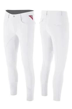 Animo Metrik Heren Knie Grip Rijbroek Wit