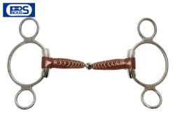 Metal AB Pessoa 3-Ring "Pinchless" Bekleed Met Leder, 20mm