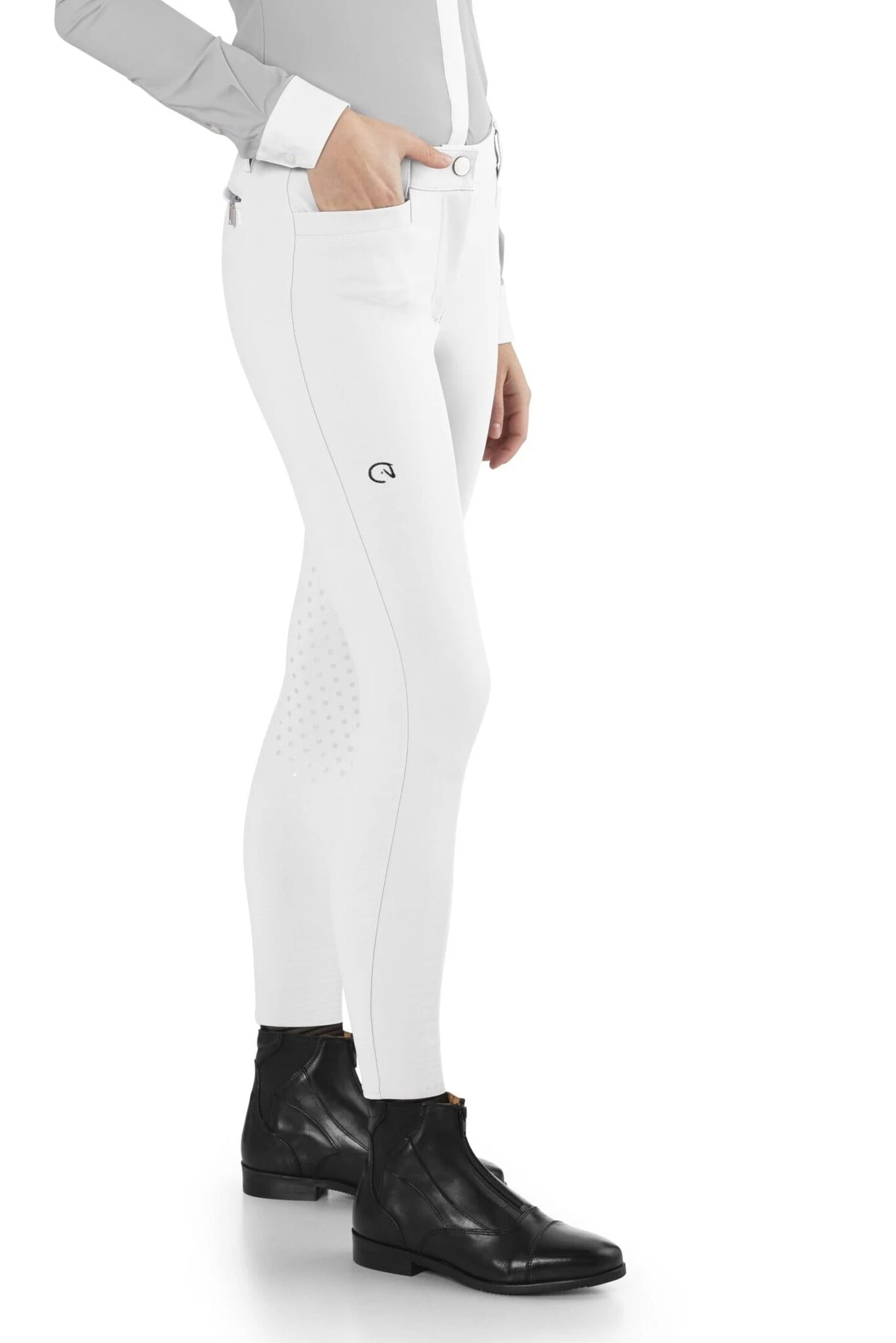 EGO7 Dames Jumping Rijbroek EJ Wit