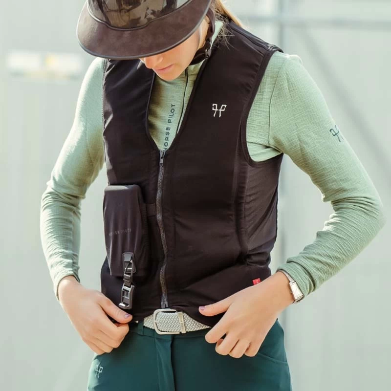 Horse Pilot Twist'Air Airbag Jacket Zwart - Afbeelding 2