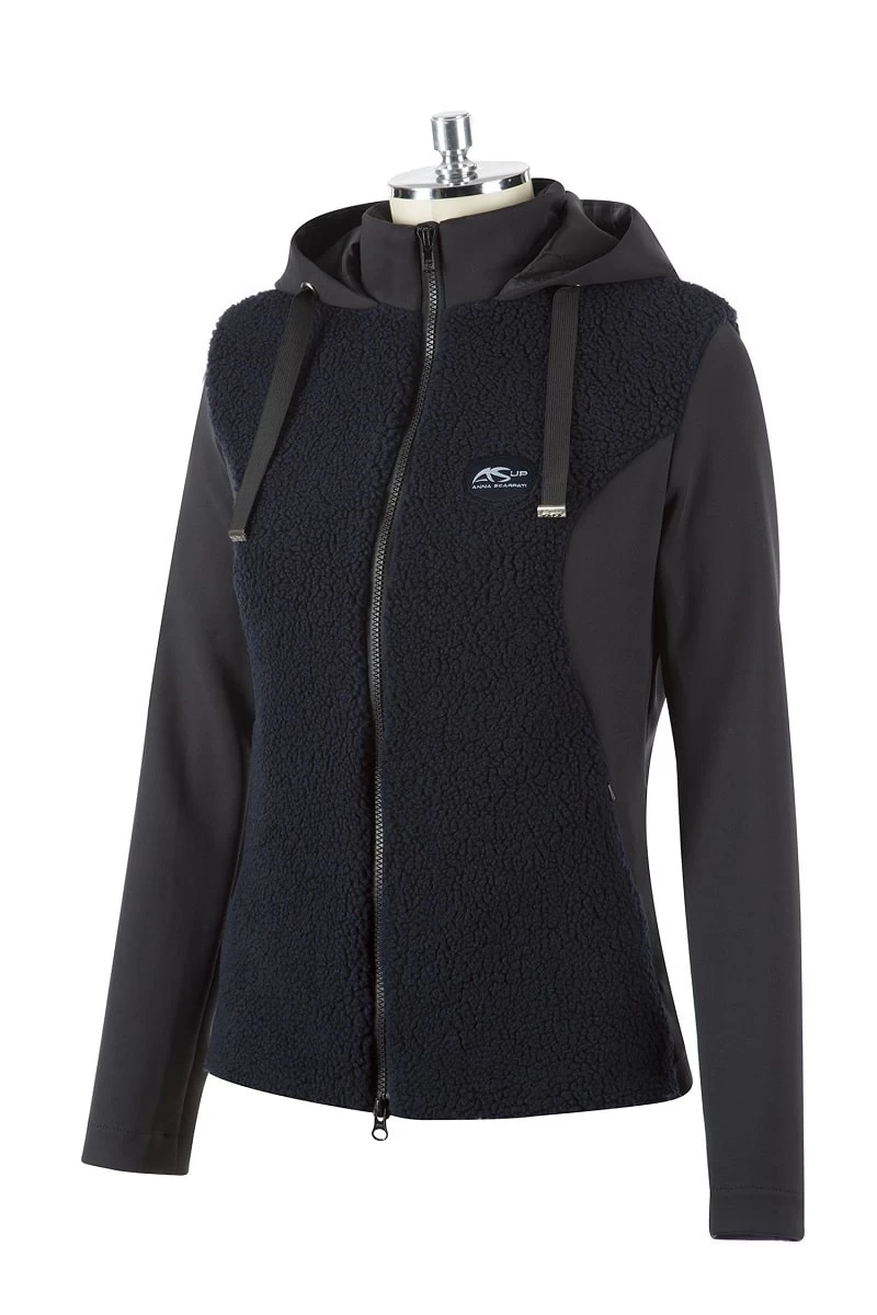 Anna Scarpati Lettonia Gewatteerde Jas Dames Navy